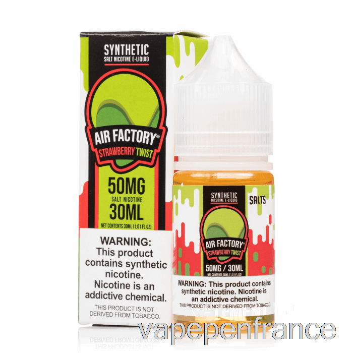 Fraise Kiwi - Eliquides Aux Sels D'usine D'air - Stylo Vape 30 Ml 18 Mg